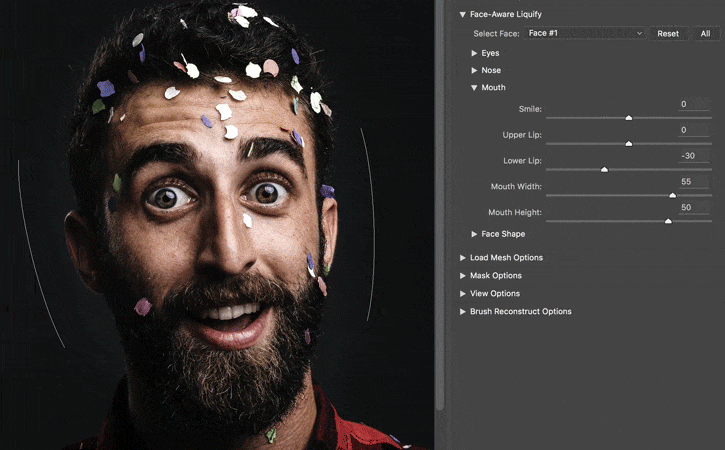 利用PhotoShop CC2016的液化滤镜简单给人物进行瘦脸塑型