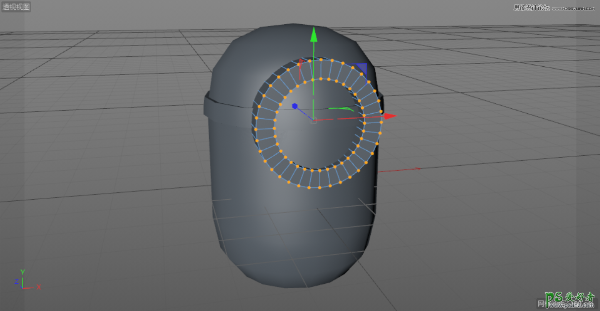 C4D模型制作教程：手工打造可爱呆萌的小黄人模型图片