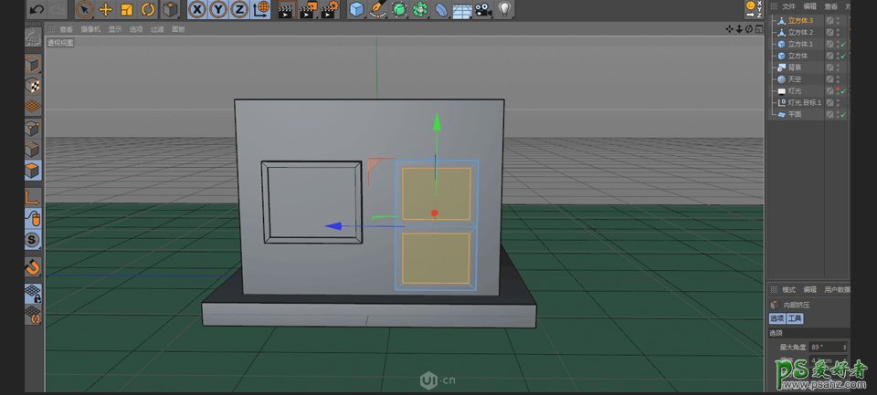 C4D模型制作教程：设计卡通主题风格的小商店模型图，立体小商店