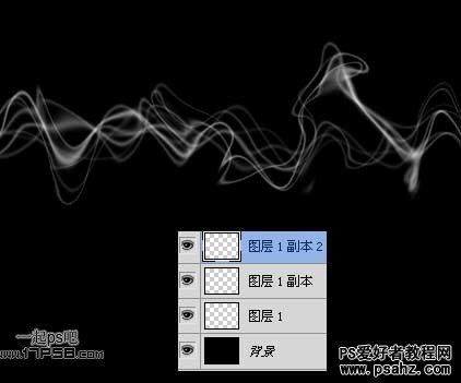 利用photoshop滤镜制作梦幻效果的烟雾曲线效果图