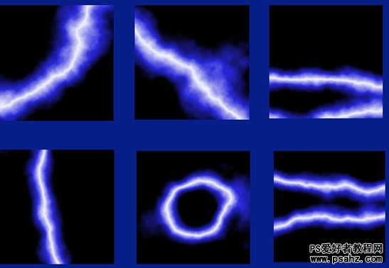 利用PS渐变滤镜制作出各种逼真的闪电效果