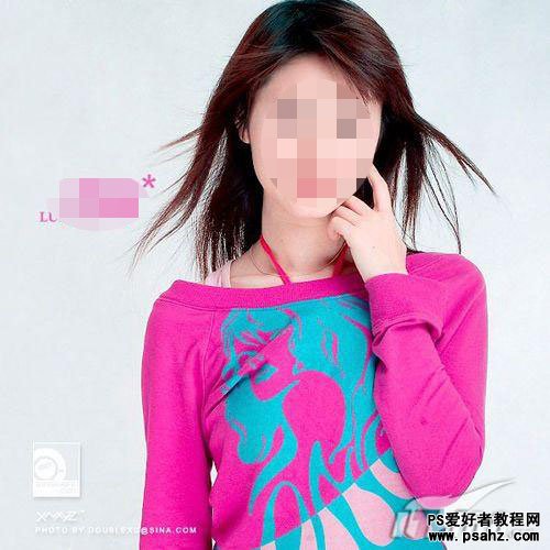 photoshop滤镜抠图教程：抠出可爱的小美女教程