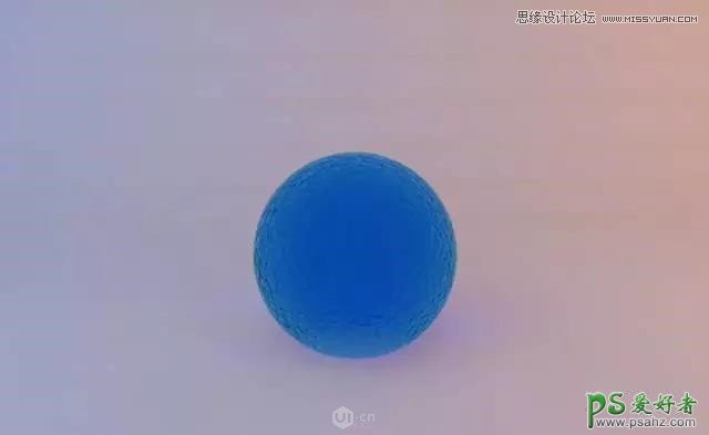 C4D基础材质渲染教程：学习制作透明玻璃材质水晶球，玻璃球体。