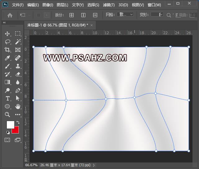 PS背景图设计教程：利用滤镜工具制作漂亮的绸缎效果背景图片。