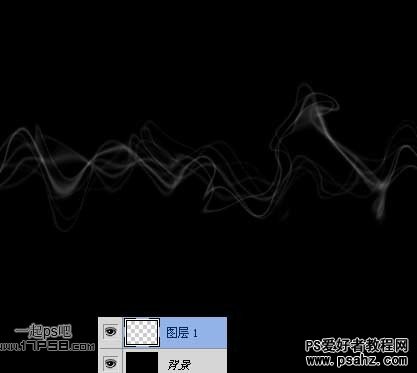 利用photoshop滤镜制作梦幻效果的烟雾曲线效果图