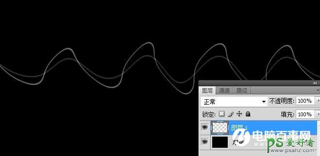 Photoshop滤镜特效制作教程实例：学习设计创意的烟雾曲线图片