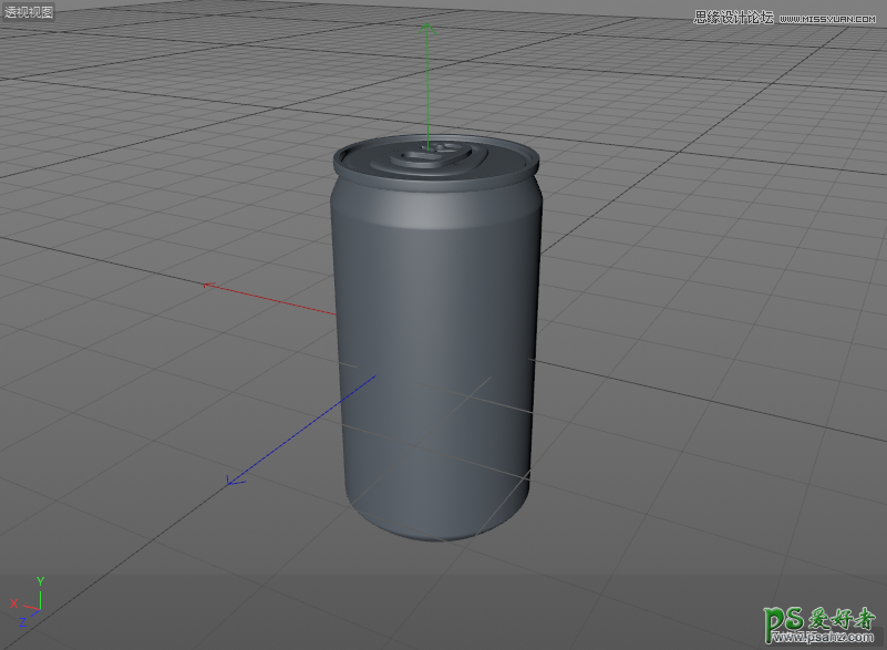 C4d建模教程：学习制作可口可乐模型，逼真的可口可乐易拉罐模型