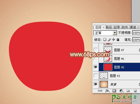 photoshop绘制精致的水晶红苹果，苹果绘制教程