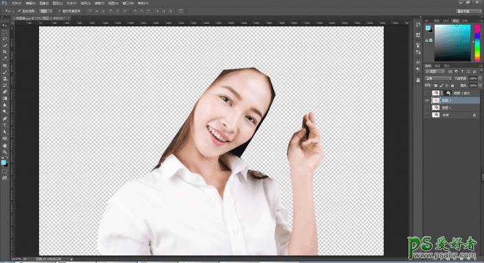 利用photoshop通道工具快速抠出美女人像头发丝，PS抠头发教程实