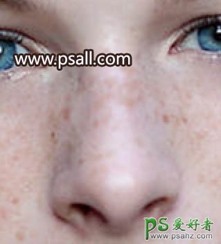 PS皮肤美化教程：给美女人物脸部消除斑点磨出光滑质感的皮肤
