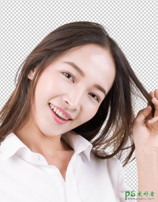 利用photoshop通道工具快速抠出美女人像头发丝，PS抠头发教程实