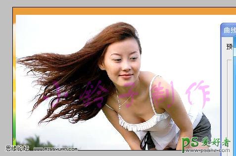 PS美女抠图教程：利用图层方式快速抠出美女飘逸的长发。