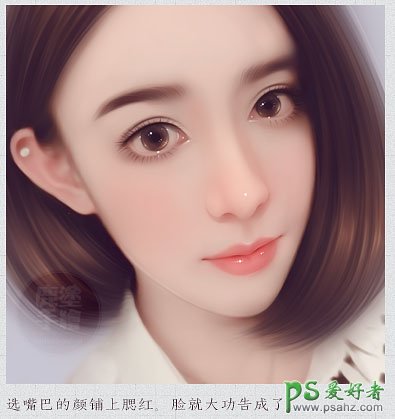 Photoshop结合SPI给清纯美女手机照片制作成剔透水灵的手绘效果。