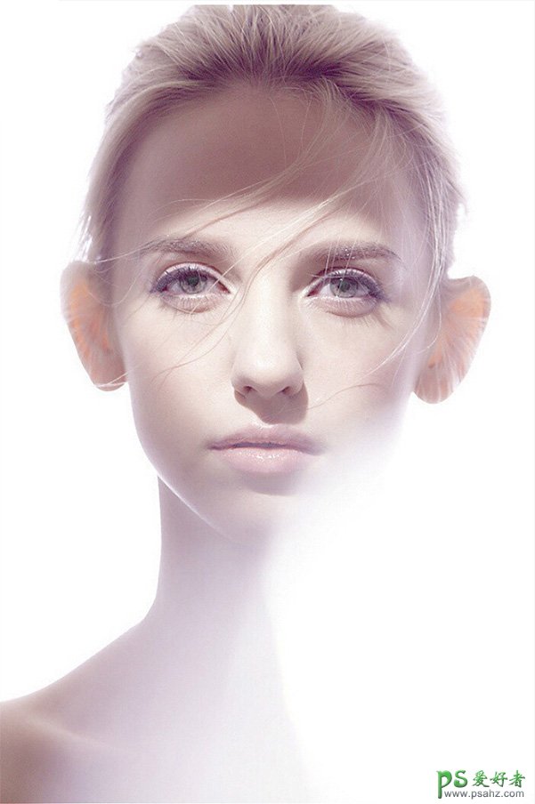 利用PS滤镜快速给漂亮的美女头像制作出3D凸出质感的人像效果
