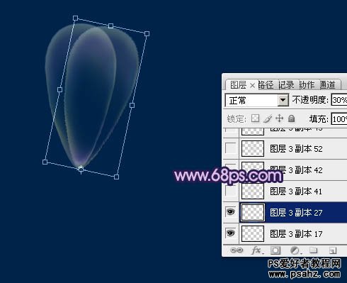 PS鼠绘教程：利用变形工具绘制出漂亮的花朵