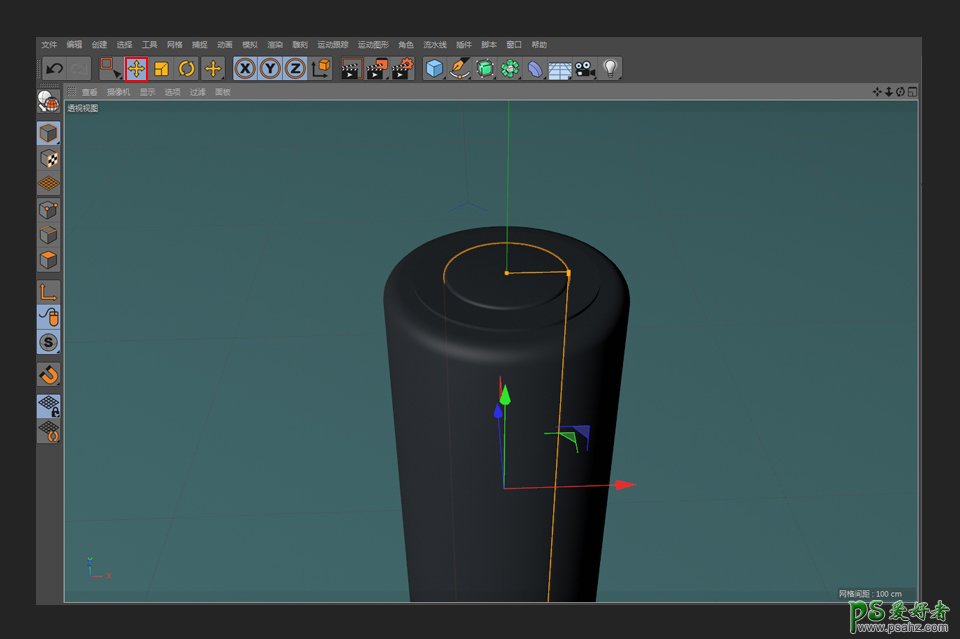 C4D实例教程：制作质感卡风格格的充电电池模型，卡通蓝色电池。