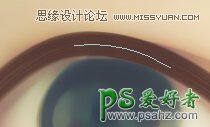 PS手绘初学者教程：学习人物仿手绘过程中眼睛的绘制方法