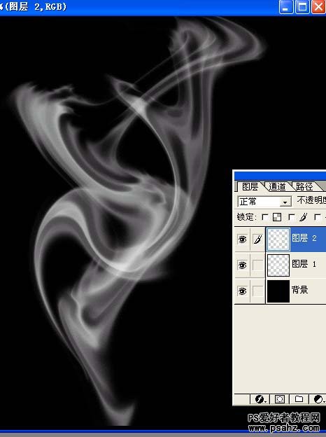 photoshop滤镜制作真实的烟雾效果教程