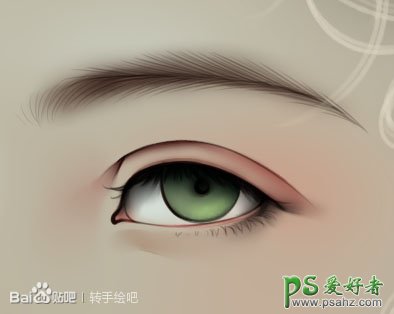 PS工笔画教程：给欧洲少女人像艺术照制作成细腻的工笔画效果。