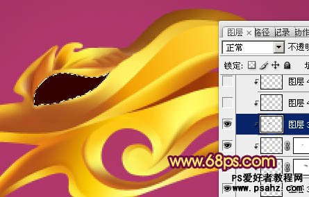 PS鼠绘教程：绘制2012新年金属龙头失量素材