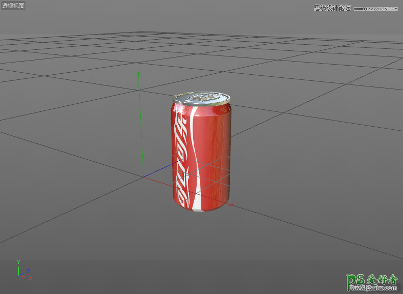 C4d建模教程：学习制作可口可乐模型，逼真的可口可乐易拉罐模型