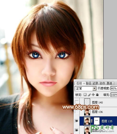Photoshop把清秀的女孩儿头像照片制作出高清晰质感的芭比效果