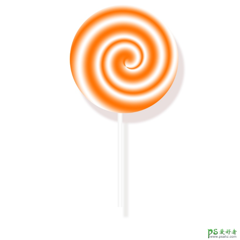 Photoshop手绘美味可口的棒棒糖失量素材图，质感的棒棒糖图形。