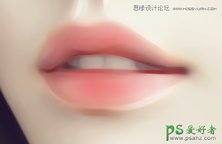 Photoshop鼠绘光泽动人的嘴唇，粉嘟嘟的美女嘴唇真是性感啊！