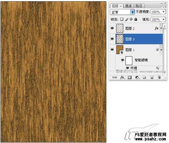 photoshop滤镜打造古典风格的木质纹理效果壁纸教程实例