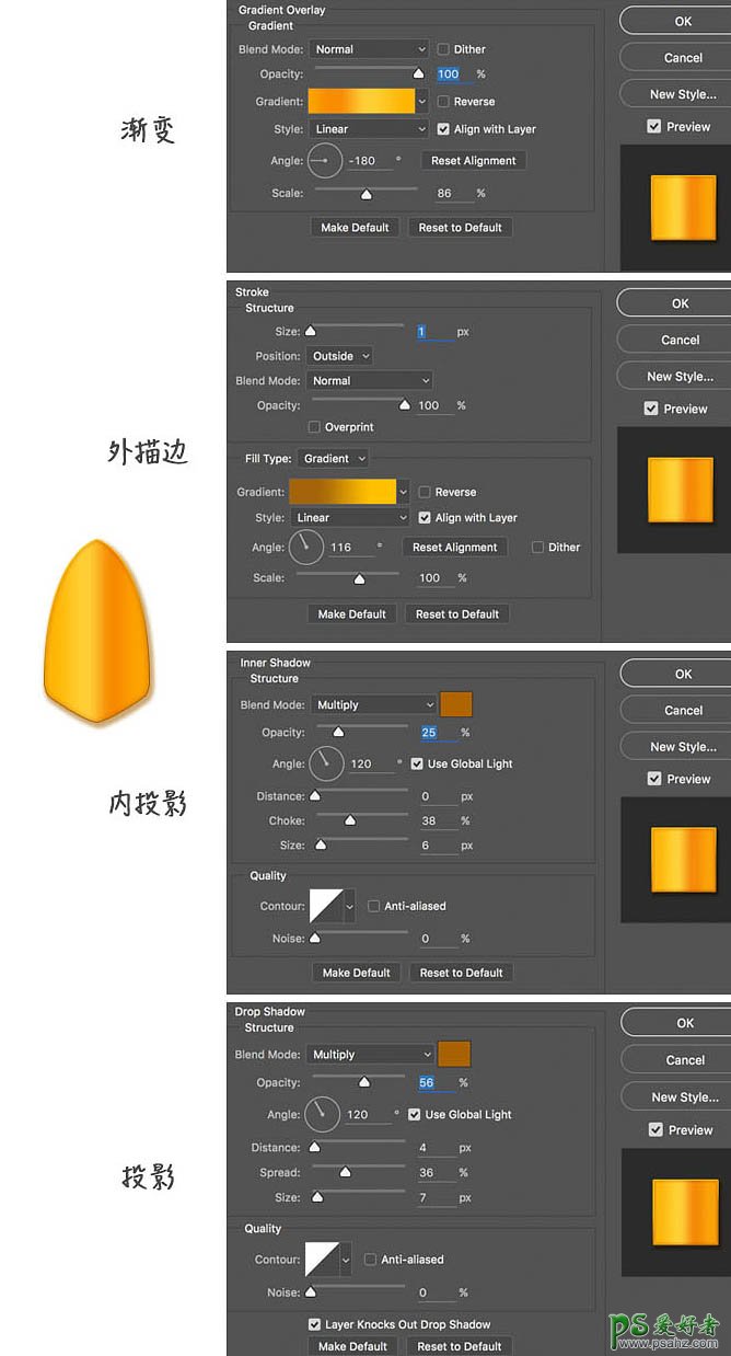 Photoshop鼠绘可爱的小黄鸡失量图素材，萌萌的小鸡图片。