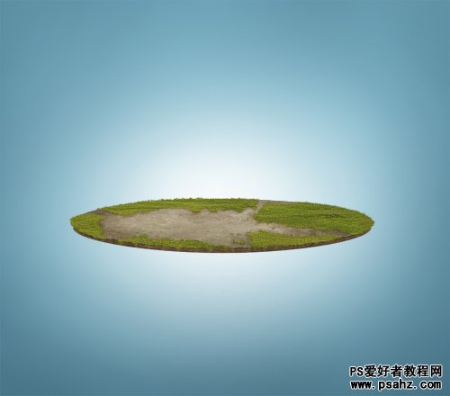 photoshop合成飘浮在空中城市场景特效