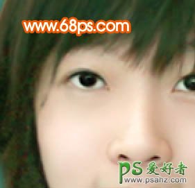 PS美女转手绘教程：给偏暗的美女照制作出橙色手绘效果