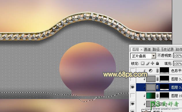 PS景物照片抠图实例教程：快速抠出杂乱的拱门图片并简单美化