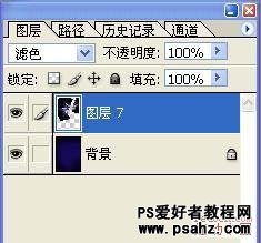 PS滤镜特效设计漂亮的美女光束翅膀效果图