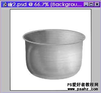 PS滤镜特效制作实例：设计一个不锈钢小铝锅效果图