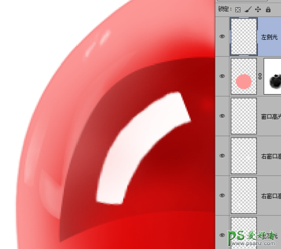 PS鼠绘水晶图片教程：绘制漂亮的晶莹剔透的红樱桃失量图素材