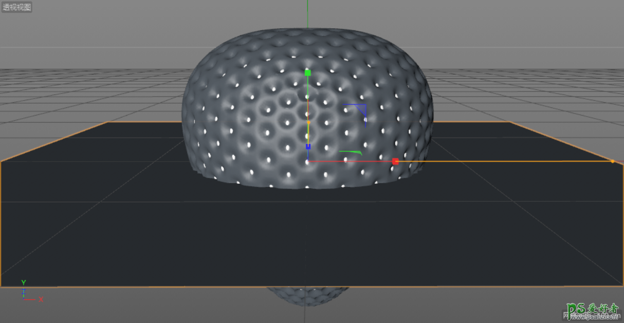 C4D建模教程：制作质感逼真的草莓模型，水果草莓建模渲染实例。