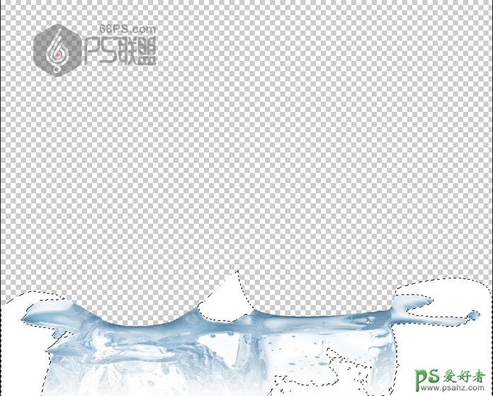 学习PS抠图：教你快速抠出透明的冰块，半透明物体抠图教学。