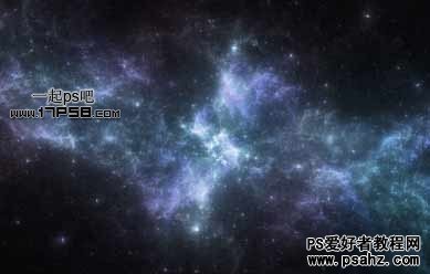 photoshop合成梦幻星云漂亮的桌面壁纸图片