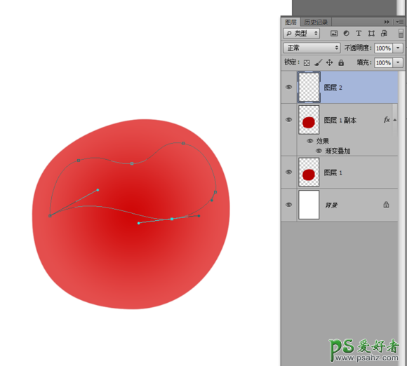 PS鼠绘水晶图片教程：绘制漂亮的晶莹剔透的红樱桃失量图素材