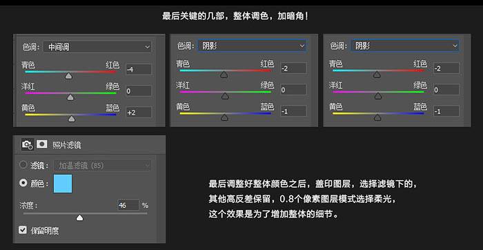 合成阴冷闪电雨夜街景图片的PS教程