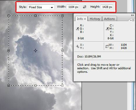 PS合成悬在空中的老树房屋图片