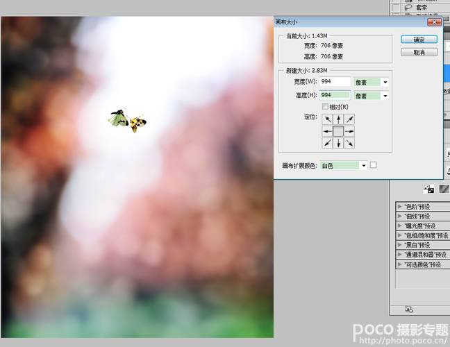 给蝴蝶图片合成绚丽背景的PS教程