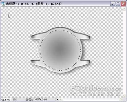 制作钻石闪耀黄金手表的PS教程