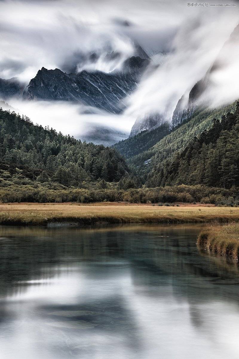 把昏暗阴雨风景照片美化调亮的PS技巧