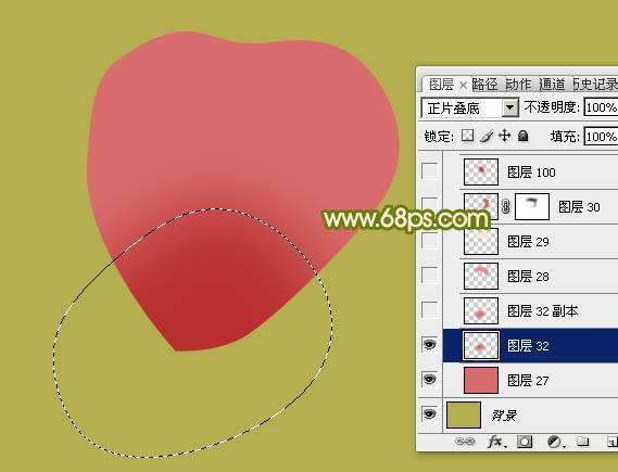 PS制作含苞欲放的粉嫩玫瑰花图片