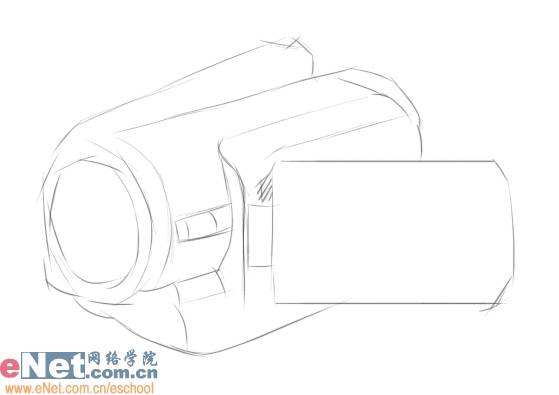 鼠绘高清数码摄像机的PS教程