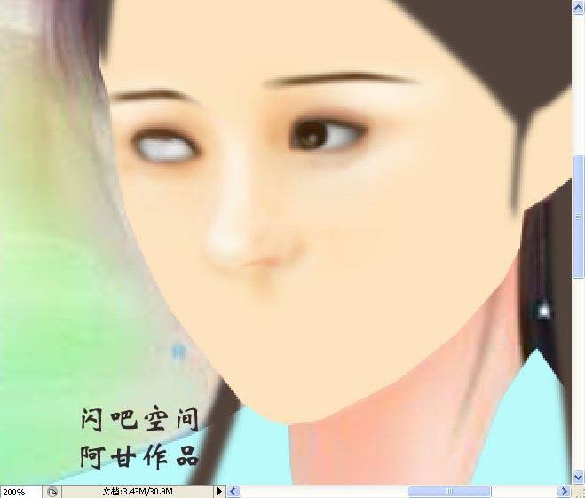 鼠绘红楼美女林黛玉的PS教程