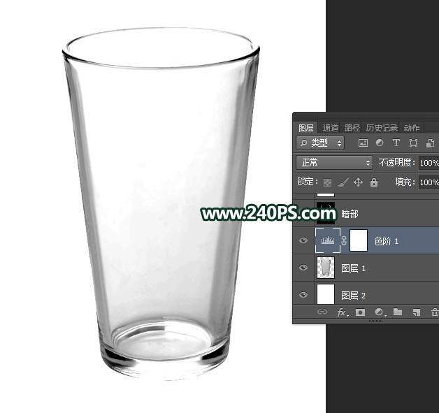 用通道抠取透明玻璃杯图片的PS技巧
