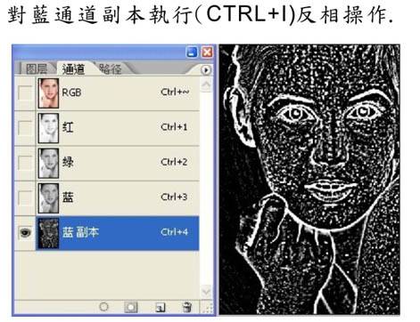 PS通道对多斑人物照片磨皮美白